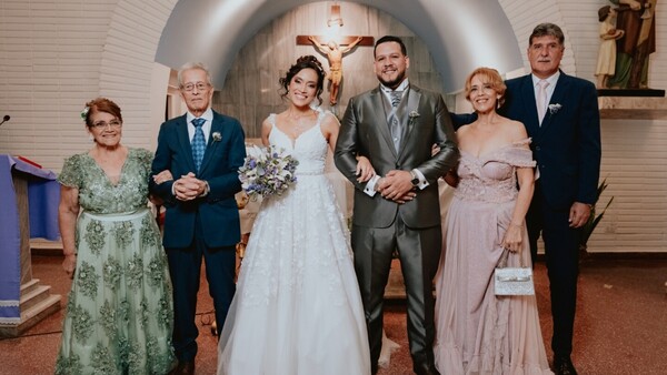 Perla y Pablo dieron el sí, quiero
