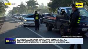 Caminera inicia el operativo Semana Santa: más de 400 agentes destinados a controlar documentos - ABC Noticias - ABC Color