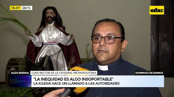 “Necesitamos ver esperanza de un cambio”: Iglesia hace un llamado a las autoridades - ABC Noticias - ABC Color