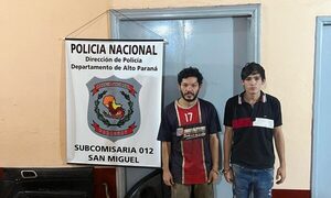 Detienen a delincuentes por robo de autopartes