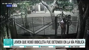 Joven es aprehendido tras robar una bicicleta en Ñemby
