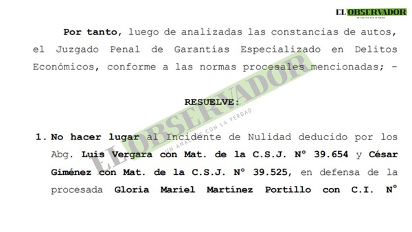 Imputación a actuaria judicial se adecua a disposiciones normativas, dice Juez 