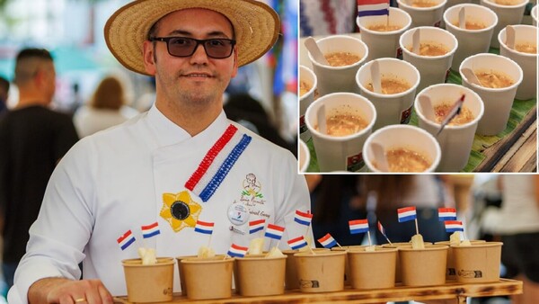 ¡Vori Vori en vasito! el chef paraguayo que deleita a los franceses con la mejor sopa del mundo