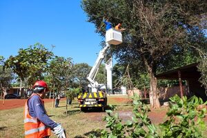 Arrancan obras de renovación en plazas de CDE con apoyo de Itaipú - ADN Digital