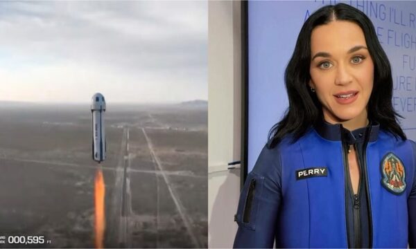 (GALERÍA) ¡La cantante Katy Perry viajó al espacio!