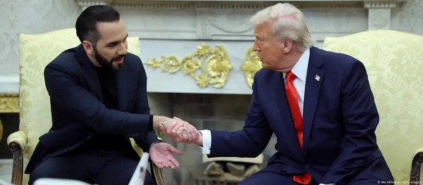 Trump recibe a Bukele para afianzar su pacto migratorio - ADN Digital