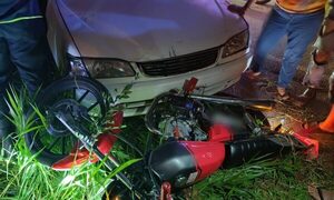 Motociclista muere en vairo accidente de tránsito