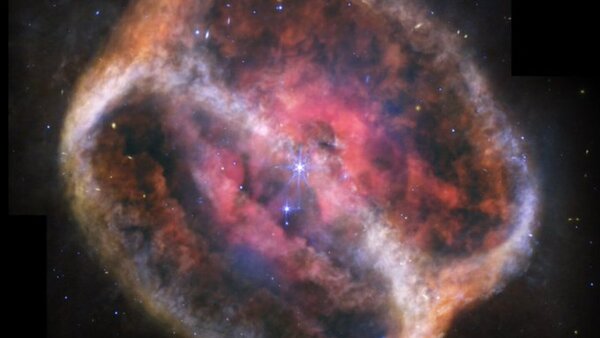 El telescopio espacial James Webb capta ‘los anillos de compromiso’ de una pareja estelar