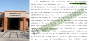 Imponen prohibición de salida del país y fianza de G 200 millones a oficial de justicia 