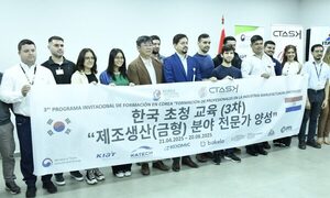 Viaja este jueves el tercer grupo de técnicos paraguayos que se capacitarán en Corea del Sur