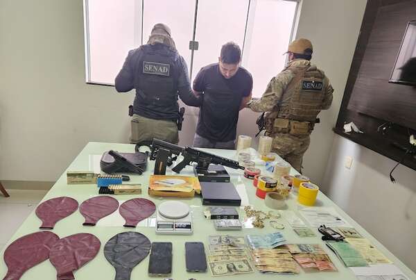 Video: capturan en Pedro Juan Caballero a brasileño requerido en su país por tráfico de drogas - Nacionales - ABC Color