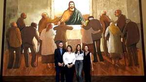 Inauguran obras del artista plástico Koki Ruiz en el hogar de ancianos San Vicente de Paul - Nacionales - ABC Color
