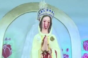 Impactante: aseguran que imagen de la Virgen Rosa Mística llora sangre en Luque - SNT