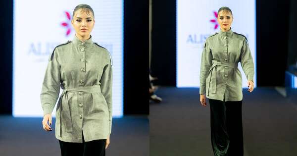 La Nación / ¡Sharon Capó desfiló en el Emirates Fashion Week 2025!