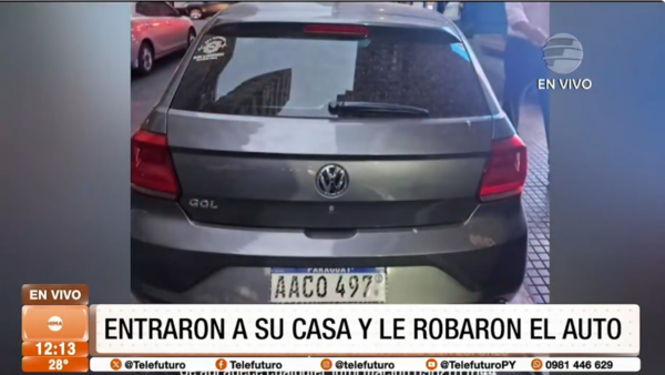 Entraron a su casa y le robaron el auto