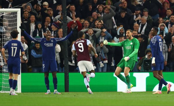 Versus / PSG sufre contra Aston Villa pero avanza a semifinales de Champions
