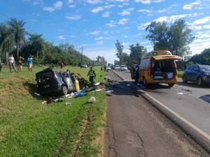 Accidente fatal en zona de Santa Rosa, Misiones - 1000 Noticias