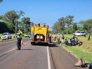 Santa Rosa: fallece tercer ocupante de Funcargo que se estrelló contra camión en la ruta PY01 - Nacionales - ABC Color