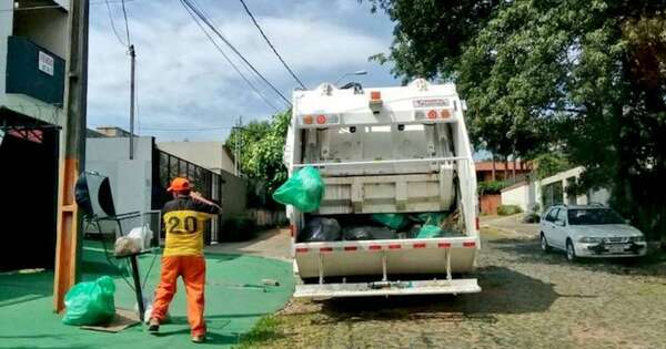 Diario HOY | Recolección de basura en Asunción está asegurada hasta el Jueves Santo