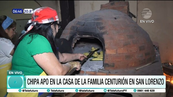 Tradición y unión familiar: Chipa apo en casa de la familia Centurión en San Lorenzo