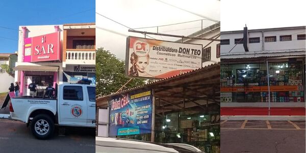 ALLANARON LOCALES COMERCIALES POR PRESUNTO CONTRABANDO DE COSMÉTICOS