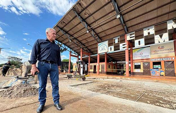 Comuna de Hernandarias avanza con remodelación de la Terminal de Ómnibus con cargadores para buses eléctricos | DIARIO PRIMERA PLANA