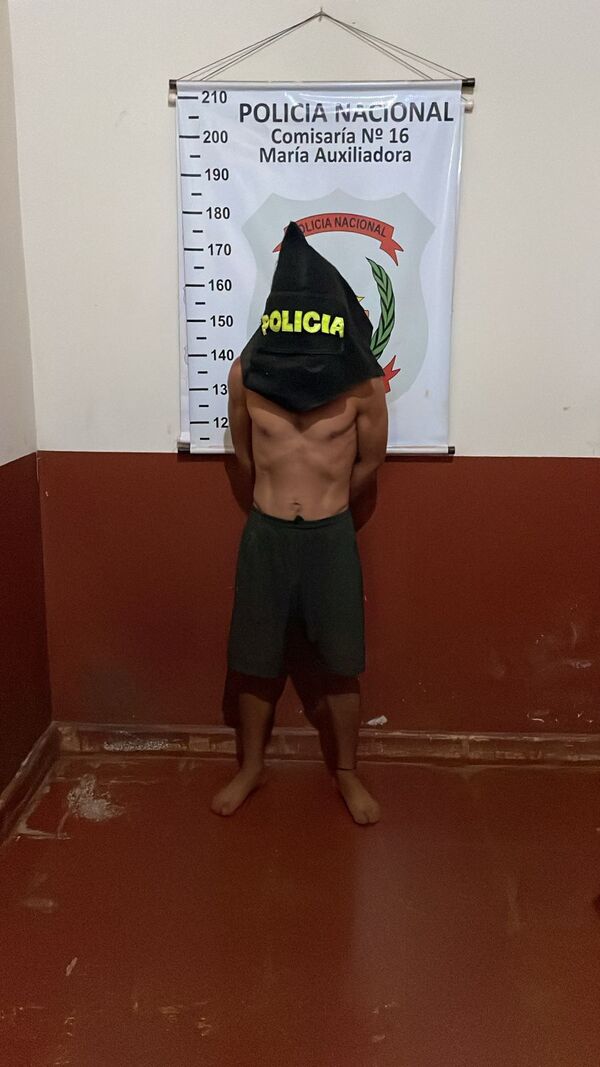Detienen a hombre con orden de captura y un arma blanca en San Rafael del Paraná