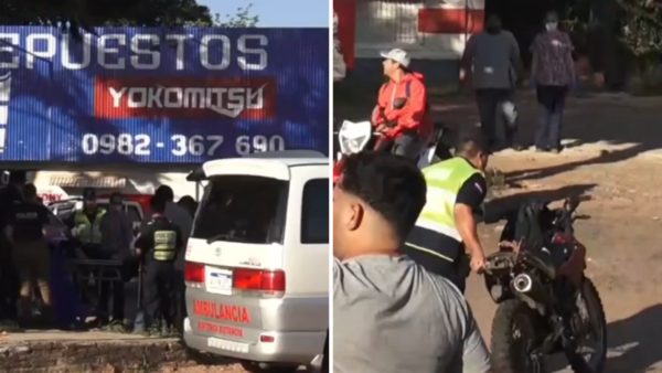 Motociclista muere arrollado por un camión de gran porte en Ñemby