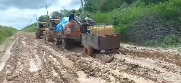 Siete días de odisea para llevar alimento a damnificados en el Chaco - Noticias del Chaco - ABC Color