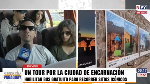 ¡Tour gratuito en Semana Santa! Encarnación invita a visitantes a conocer los sitios históricos