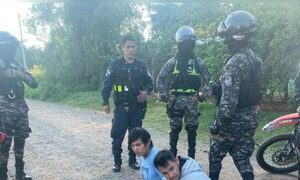 Linces detuvieron a motochorros armados y con chalecos antibalas
