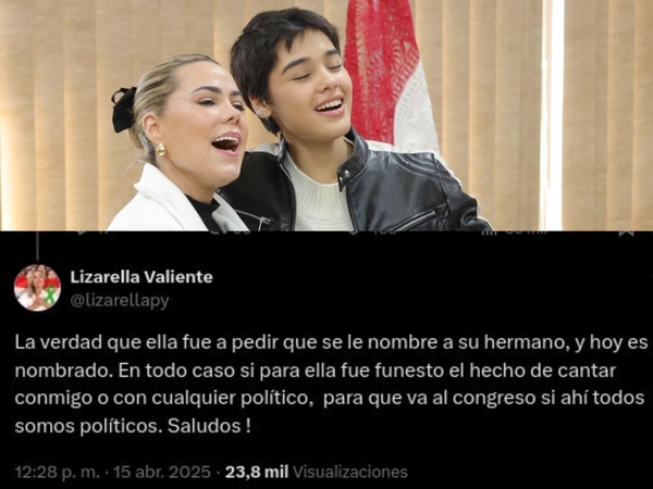 Ayelén Alfonso fue al senado a pedir nombramiento de su hermano y la senadora Lizarella lo confirmó