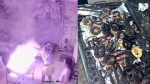 Hicieron chipa a la parrilla y se les quemó todo