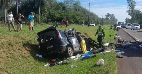 Diario HOY | Violento choque deja tres fallecidos en Santa Rosa Misiones