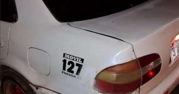 Diario HOY | Taxista borracho fue detenido tras rozar a vehículos de plataformas en Encarnación