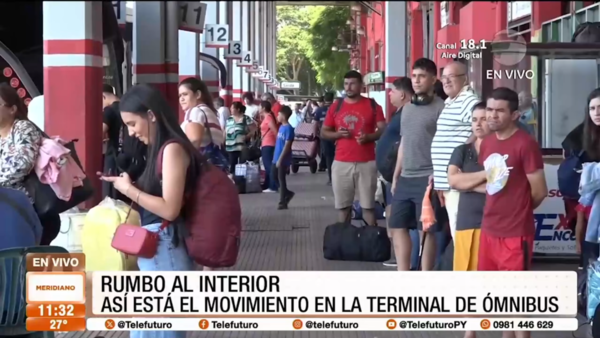 Operativo Semana Santa: Rumbo al interior del país