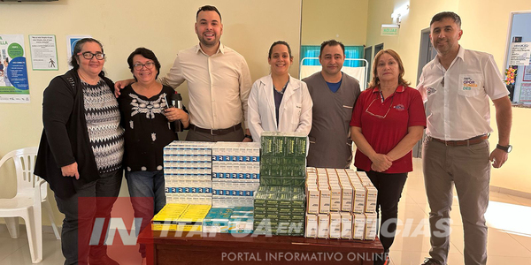 DENNIS FRAULOB RECORRIÓ CENTROS DE SALUD DE ITAPÚA Y ACOMPAÑÓ ENTREGA DE INSUMOS