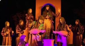 Estatuas vivientes por Semana Santa en Villa Elisa - SNT