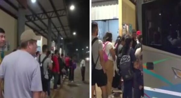 Estación Interurbana de Ciudad del Este repleta de pasajeros por feriados - SNT