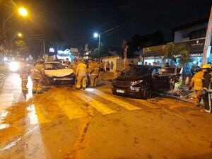 Iba a alta velocidad, chocó y dejó heridos graves; dio positivo en alcoholemia - 1000 Noticias