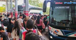 Diario HOY | Cerca de 300.000 personas viajaron desde la Estación de Buses