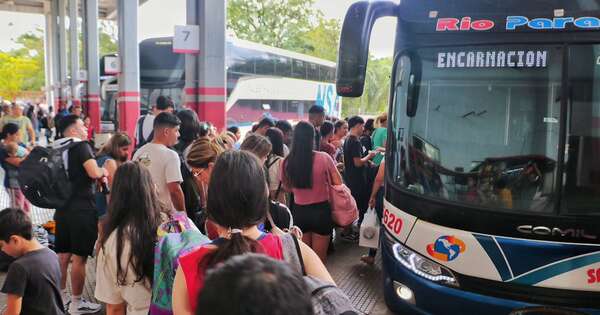Diario HOY | Cerca de 300.000 personas viajaron desde la Estación de Buses