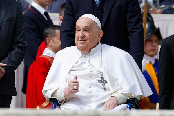 El papa Francisco envió un mensaje durante la misa Crismal y el Vaticano no confirmó si podrá visitar la cárcel de Regina Coeli - ADN Digital