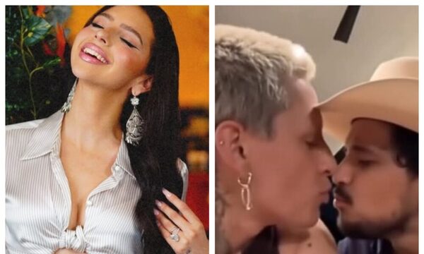 ¿Angela Aguilar con nuevo fan de su relación?: Polémica por “beso” entre Nodal y un hombre