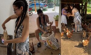 (VIDEO) ¡Mañami! Modelo se puso hacer ryguasu ka’ê y mostró todo el proceso