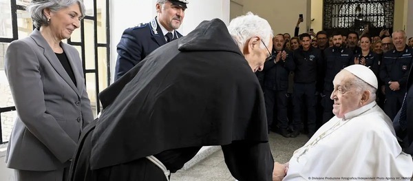 Papa Francisco visita una prisión de Roma por Jueves Santo - ADN Digital