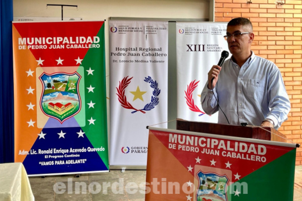 En plena Semana Santa, intendente Acevedo consigue ampliar el área de cirugías en el Hospital Regional de Pedro Juan Caballero - El Nordestino
