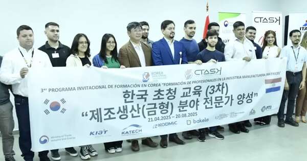La Nación / Tercer grupo de técnicos paraguayos viaja a Corea del Sur para capacitarse en matricería y movilidad eléctrica