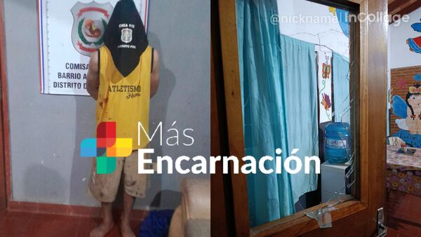 Joven fue aprehendido tras intentar hurtar en sede del Programa Abrazo en Cambyretá
