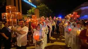 Concepción: “Camino de las luces” queda suspendido y se reprograma para el domingo de Pascua - Nacionales - ABC Color